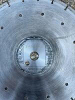14" Diamond Saw Blade, Segmented Rim, 1" Arbor, 0.125" Kerf, Max RPM 5,460 - 2