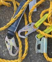 Guardian Shock-Absorbing Safety Rope Lanyard Kit, 25 ft, 6 ft Fall Arrest, 2 Snap Hooks, 1 Rope Grab - Bay 3 - 2