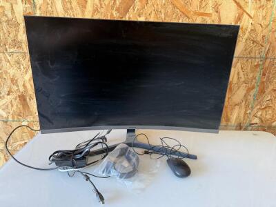 Samsung C32R500FHN 32" Curved Monitor, 75Hz, Full HD, VA Panel, HDMI, VESA Mount (bay 2)