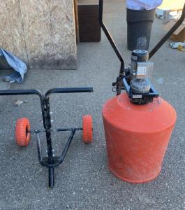 Electric-Powered Line Marking Machine (Used, Field/Parking Lot Liner) ( Powes On ) ( Bay 2 )