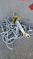 Vertical Rope Lifeline Fall Protection Kit with Lanyard, Roof Anchor & 5-Gallon Bucket - 2