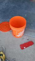 Vertical Rope Lifeline Fall Protection Kit with Lanyard, Roof Anchor & 5-Gallon Bucket - 3