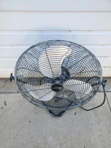 Commercial Electric 20" High-Velocity Metal Floor Fan, 3-Speed, Adjustable Tilt, 4500 CFM