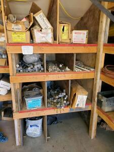 Industrial Construction Hardware Lot &ndash; Mixed Fasteners, Bolts, Anchor Rods, Braces, Connectors