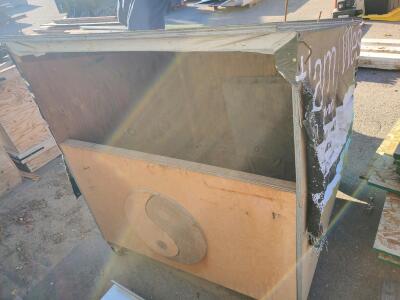 Westlam Branded Plywood Storage Crate, 72"x48"x54", Forklift Accessible, Construction Use