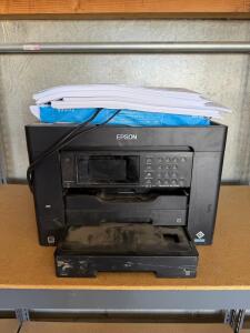 Epson WorkForce WF-7840 All-in-One Inkjet Printer, 13x19", Wireless, Duplex, Serial X6M7170688