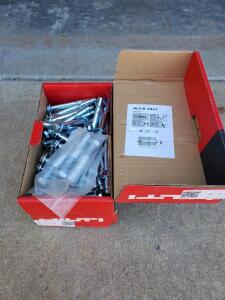(2) Hilti HLC-H 3/8x3 Sleeve Anchors, 50-Pack, Carbon Steel, Zinc-Plated