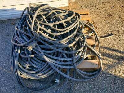 75 ft 6 AWG 4-Conductor Industrial Power Cable w/ Hubbell CB8344L 30A 250V Twist-Lock Plug