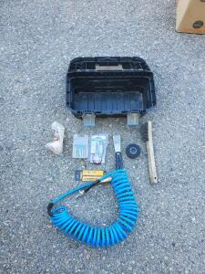 ACE Plastic Tool Box with Assorted Tools and Accessories