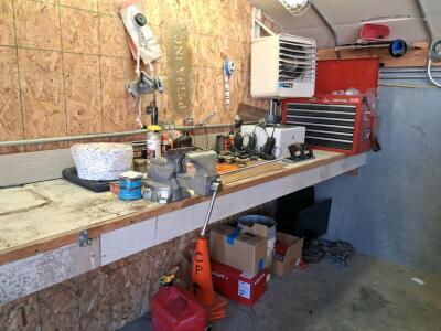 Craftsman S2000 41" 6-Drawer Tool Chest with Pro-Grade 6" Vise on Custom Workbench