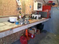 Craftsman S2000 41" 6-Drawer Tool Chest with Pro-Grade 6" Vise on Custom Workbench - 3