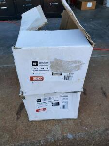 Senco BG18AAAG 1-3/4" x 0.099" 15&deg; Galvanized Ring Shank Coil Nails, 6,400 per box