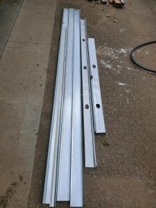 Galvanized Steel Wall Framing Studs & Tracks, 10 ft, 6 pcs, Knockouts, 3-5/8" Width