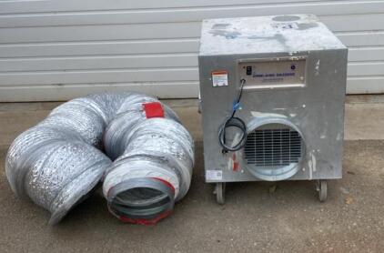 Omni-Aire OA2200C Portable Air Scrubber, 2-Speed, 2,200 CFM, HEPA, 12" Duct, Steel Housing- Powers On