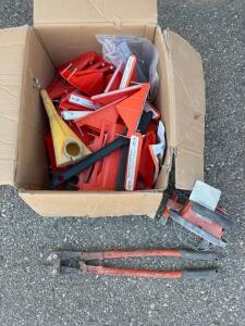 Bulk Lot Diamond Dowel Pocket Formers, Concrete Accessories w/ Tools, 25+ Units, Standard Size