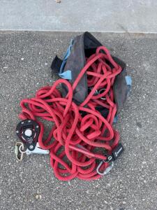 SafeWaze 360-00004 Rope Grab Fall Protection Device with 50 ft Red Copolymer Lifeline