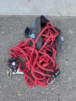 SafeWaze 360-00004 Rope Grab Fall Protection Device with 50 ft Red Copolymer Lifeline