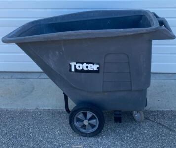 Toter UT105 Commercial Tilt Truck Utility Cart, 1/2 Cubic Yard, Black ( Carport )