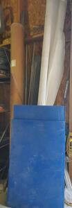 Blue HDPE Plastic Sheets, 4ft x 8ft x 3/4in, 3 Pieces, Smooth Finish, Industrial Grade
