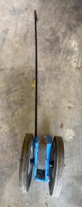 Manual Measuring Wheel Double and Single Wheel, Metal Handle, 12&rdquo; & 7&rdquo; Wheels- Bay 5