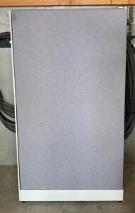 Modular Office Cubicle Panels, 60"H x 36"W, Grey Fabric, Set of 10