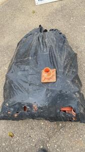 Weight Base with Orange Plastic Support - Bag