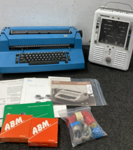 IBM Electric Typewriter and Fahrenheat Heater