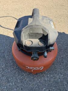 RIDGID 6 Gallon Pancake Air Compressor, 150 PSI, 1.5 HP, Electric, Portable