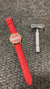 Coca-Cola Watch and Vintage Style Razor