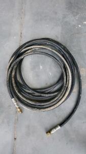 25 ft. Industrial Hydraulic/Air Hose, 1/2" ID, 3000 PSI, Brass Fittings, ISSUE NO: 988UE