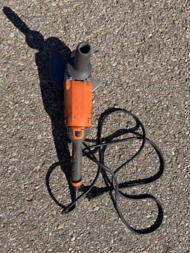 RIDGID R10202 7" Angle Grinder, 15A Motor, 8,200 RPM, 3-Position Side Handle