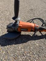 RIDGID R10202 7" Angle Grinder, 15A Motor, 8,200 RPM, 3-Position Side Handle - 2