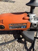 RIDGID R10202 7" Angle Grinder, 15A Motor, 8,200 RPM, 3-Position Side Handle - 3
