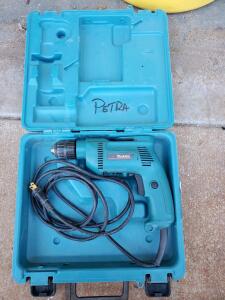 Makita 6400K 3/8" 10mm Corded Electric Drill with Hard Case, 2500 RPM, 120V