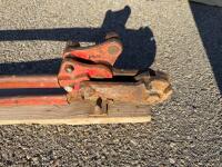 Mechanical Rail Track Cutter/Shear 48" Lever-Action, Red, Mounted Base, Forged Steel - 2
