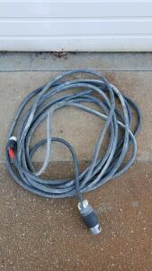 30A 125/250V NEMA L14-30 Twist-Lock Extension Cord, Approx. 30 Ft, 10AWG, SOOW