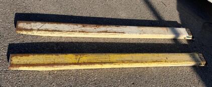 Forklift Fork Extensions, 72" Length, 6" Width, 4,000 lbs Capacity