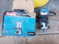 Makita RT0701C 1-1/4 HP Compact Router, Variable Speed, Fixed Base, Original Box - 2