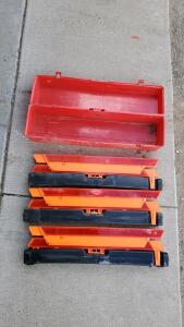 James King & Co. Model 1005 Emergency Warning Triangle Flare Kit, 3 Triangles, DOT Compliant