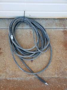3/8" High-Pressure Hose, 25-50 ft, 3,000-4,000 PSI, Quick Connect Fittings
