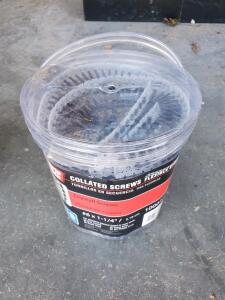 Grip-Rite Collated Drywall Screws #6 x 1-1/4 in, Phosphate Coated, 1000 Count, Bugle Head