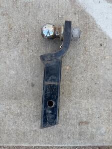 Trailer Hitch Ball Mount with 2" Ball, 5,000 lbs GTW, 8" Drop, 6" Rise, Fits 2" Receiver