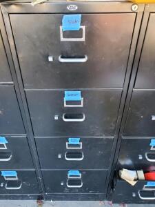 Office Depot 4-Drawer Metal Filing Cabinet with Workshop Tools and Consumables