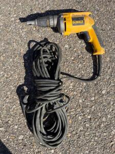 DEWALT DW272 6.5A 120V Corded Drywall Screw Gun, 4000 RPM, Long Cord