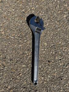 12" Crescent Crestoloy Alloy Adjustable Wrench, Chrome Finish, 1-1/2" Jaw Capacity
