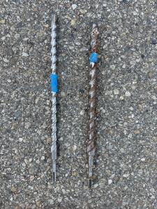 SDS-Plus Rotary Hammer Drill Bits 3/4 in x 12 in, Concrete/Masonry, Two Pack