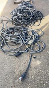 Heavy-Duty 2/0 AWG 5-Conductor SOOW Power Cables with Camlock Connectors, 100 ft Length, 600V 260A