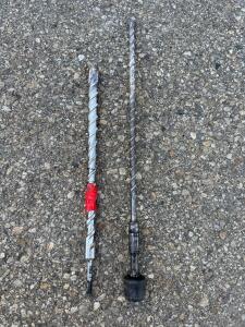 Milwaukee 7/8" SDS-Max Rotary Hammer Drill Bit, 13" Length, 4-Cutter Design