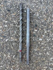SDS-Plus 7/8" & Spline 3/4" Rotary Hammer Drill Bits, 12" Length, USA Made, Concrete/Masonry