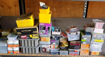 Mixed Fastener Lot &ndash; Deckmate, GRK, Senco, Grip Rite, Anchors, Screws, Nails, Washers, 60+ lbs